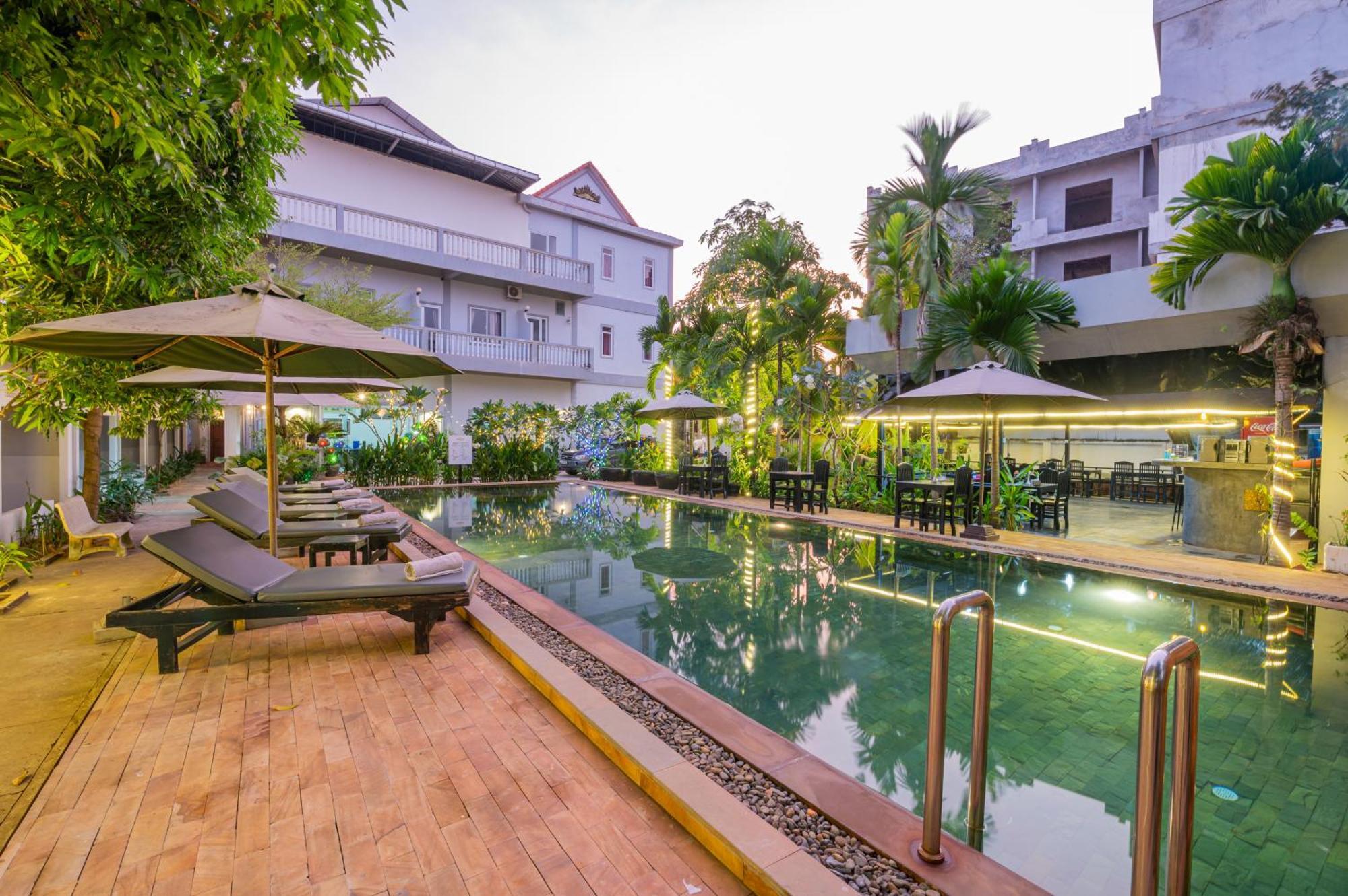 Damnak Soksan Hotel Ciudad de Siem Riep Exterior foto